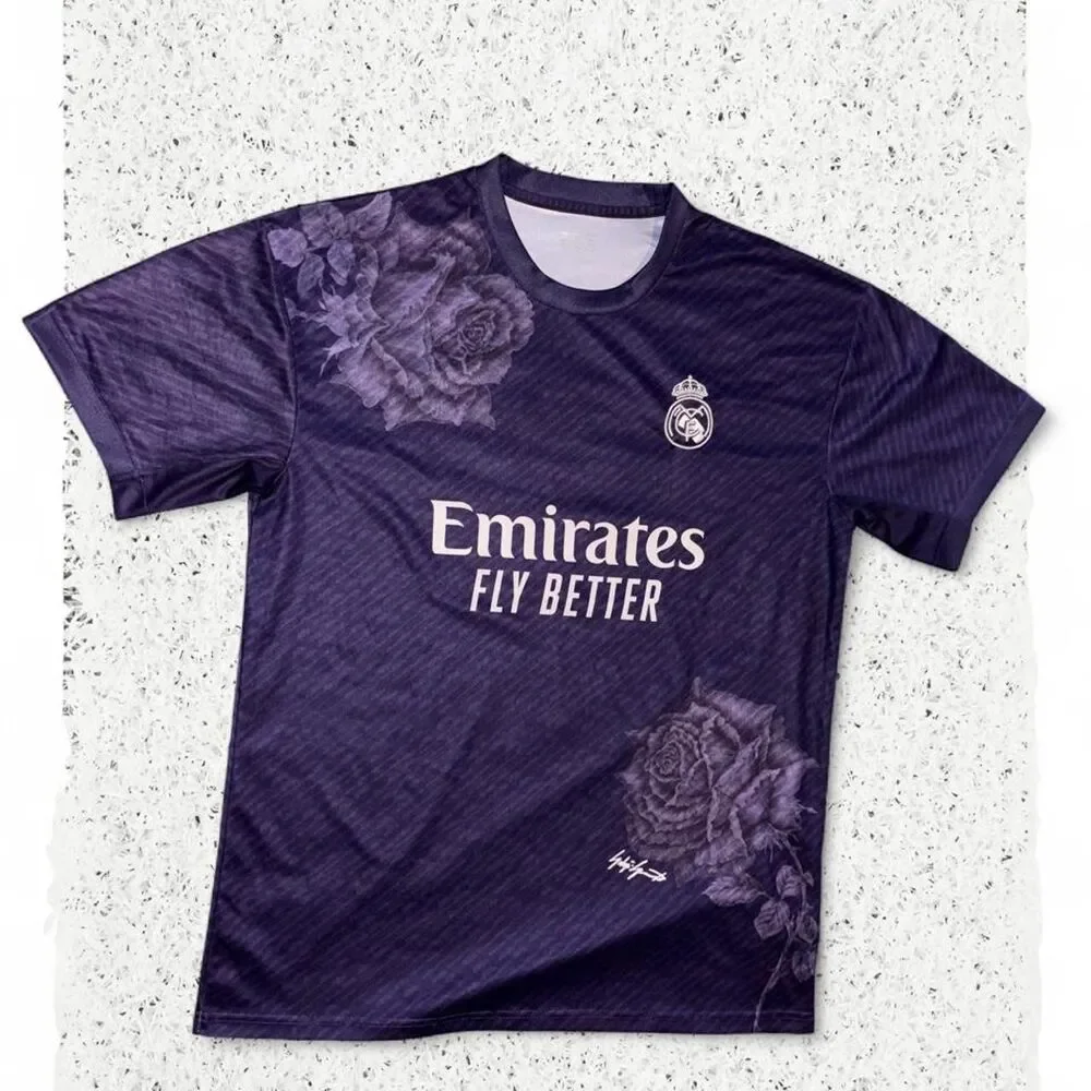 Adidas Men's Purple and Navy T-shirt